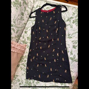 ATMOSPHERE Dog Print Mini Shift Dress – UK 8 / US 4 🐶✨
